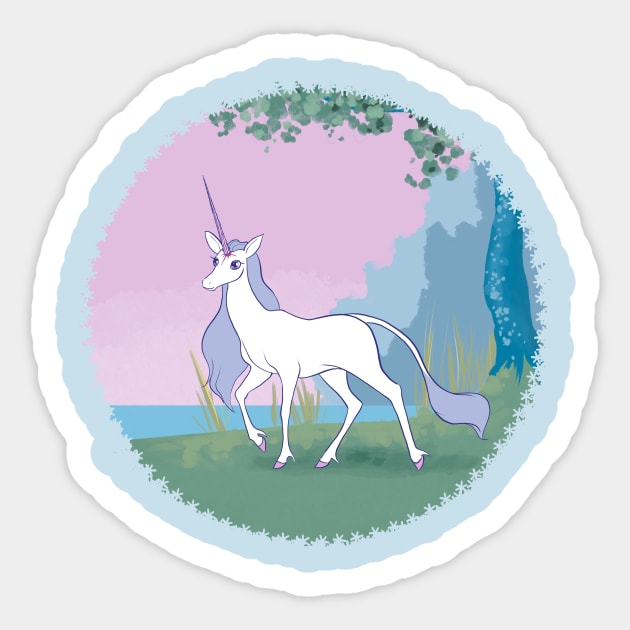 Unicorn Sticker by AmysBirdHouse